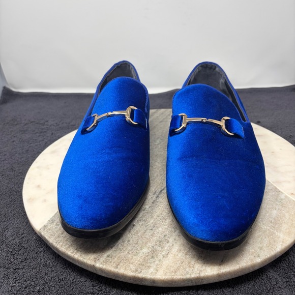 dark blue dress h&m Jean Pierre Velvet Venetian Loafer Navy 14 C&E Men's Shoes